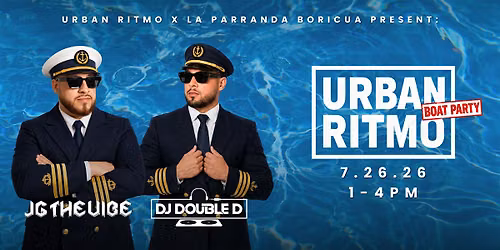 Urban Ritmo Boat Party | 21+ | Live DJ | Full Bar