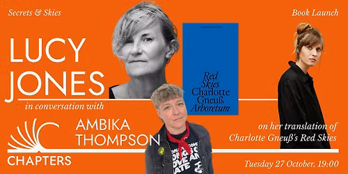 In Translation: Book Launch of Charlotte Gneu\u00df's Red Skies at Chapters