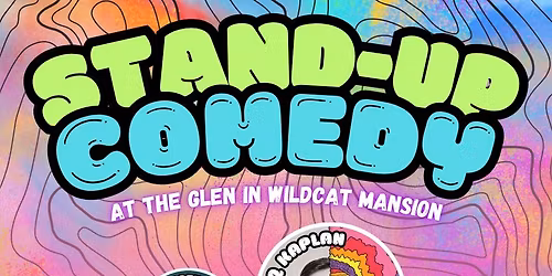 Headliner Myq Kaplan at Wildcat Mansion