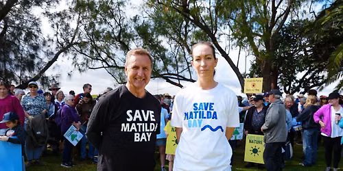 Rally at Parliament House - SAVE MATILDA BAY!