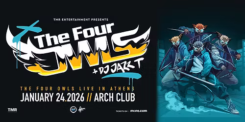 THE FOUR OWLS (UK) LIVE IN ATHENS - 24.01 - ARCH CLUB