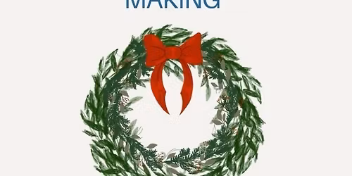 Christmas wreath making