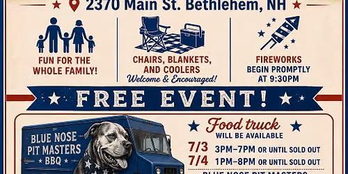 Mulburn Inn\u2019s 3rd Annual Independence Day Picnic & Firework Extravaganza