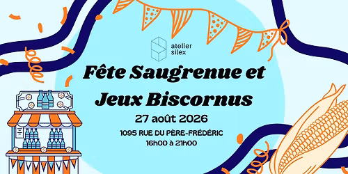 \ud83c\udfaaFe\u0302te Saugrenue et jeux biscornus