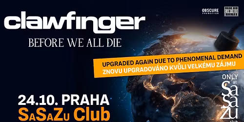 CLAWFINGER - Praha