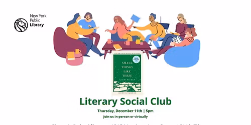 Literary Social Club: Small Things Like These by Claire Keegan
