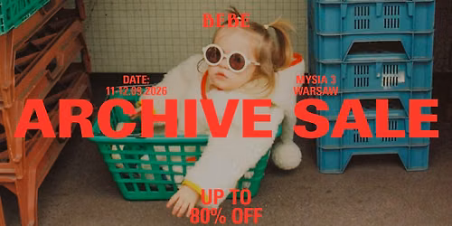 ARCHIVE SALE - UP TO 80% OFF