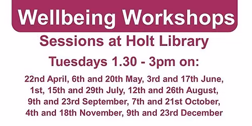 Creative Arts for Wellbeing Workshops