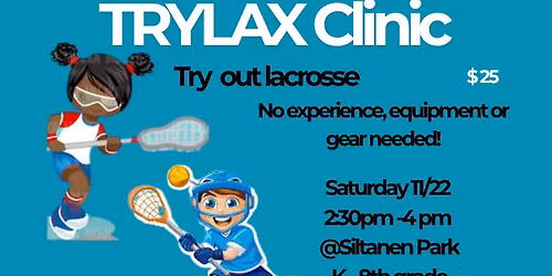 Lacrosse Beginner Clinics (Ages 5-14)