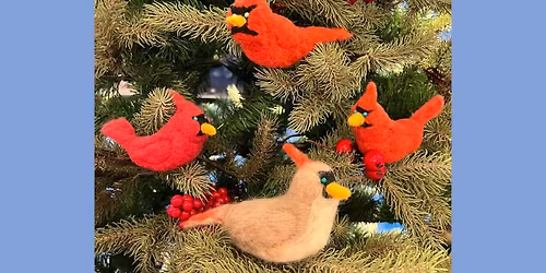 Cardinal Needle Felting with Rochelle Dula