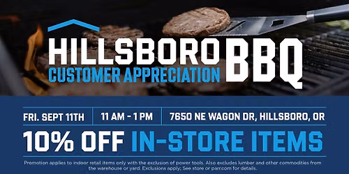 Hillsboro Customer Appreciation BBQ