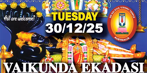 VAIKUNDA EKADASI SPECIAL POOJAS