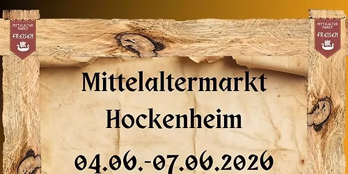 Mittelaltermarkt zu Hockenheim am Gartenschau Gel\u00e4nde