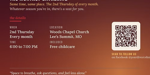 Divorce Hub: Monthly Support Gathering