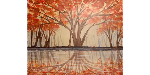 Misty Fall Morning - Paint and Sip in Chicago | Classpop!\u2122