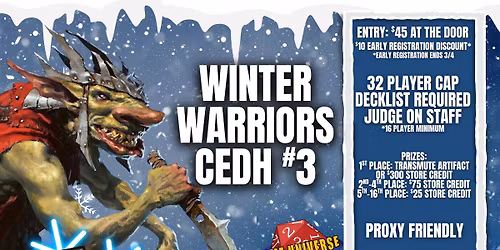 Winter Warriors cEDH #3