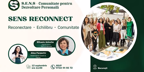 SENS RECONNECT: Reconectare \u2022 Echilibru \u2022 Comunitate