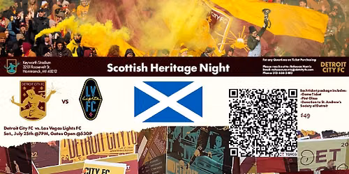 Scottish Heritage Night at DCFC