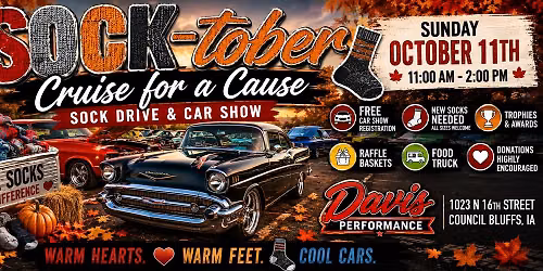 \ud83e\udde6 SOCK-Tober Cruise for A Cause