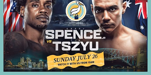 TIM TSZYU VS ERROL SPENCE | LAKE CATHIE TAVERN