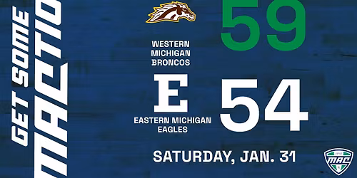 Eastern Michigan Eagles at Western Michigan Broncos Football at Waldo Stadium