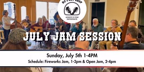 KC Fret Shop Monthly Jam Session - July!
