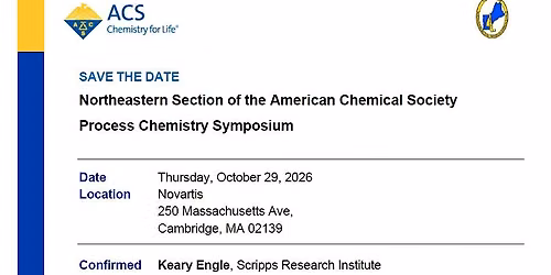 2026 NESACS Process Chemistry Symposium