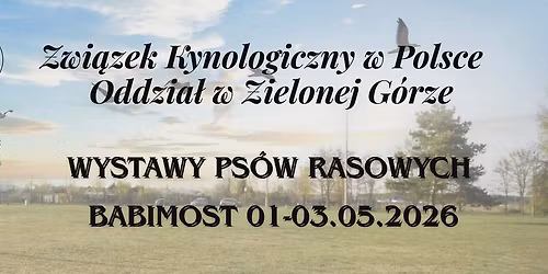 WYSTAWY PS\u00d3W RASOWYCH ZKwP O\/ZIELONA G\u00d3RA 2026