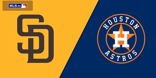 Houston Astros at San Diego Padres