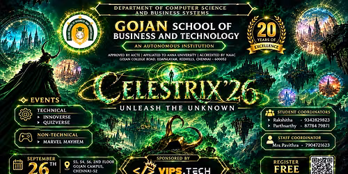 Celestrix'26 - Unleash the Unknown