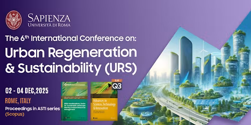 Urban Regeneration and Sustainability (URS) - 6th Edition