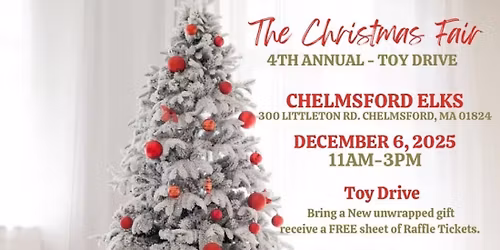 The 4th annual Christmas Fair & Toy Drive 