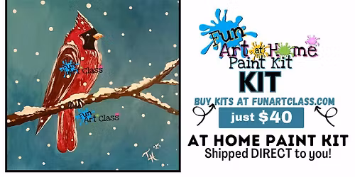 At Home Painting Kit - Lovely Visitor -  Shipped Direct to you!