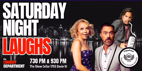 Saturday Night Laughs presented by The Comedy Department