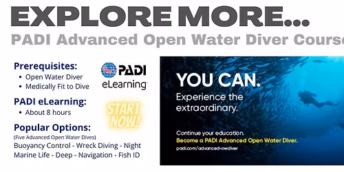 PADI Advanced Open Water Course