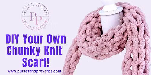 DIY Chunky Knit Scarf