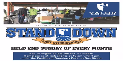EAST STROUDSBURG STAND DOWN - VALOR Clinic Foundation