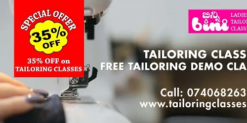 Tailoring Classes - FREE TAILORING DEMO CLASS