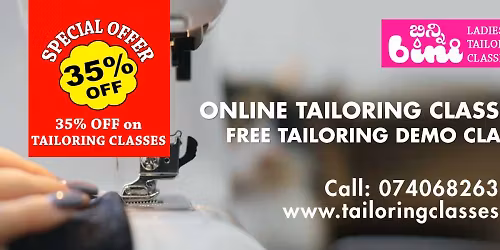 Online Tailoring Classes - FREE TAILORING DEMO CLASS