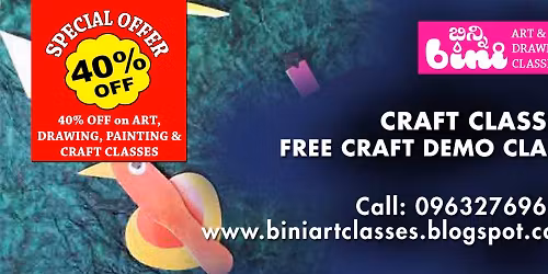 Craft Classes - FREE CRAFT DEMO CLASS