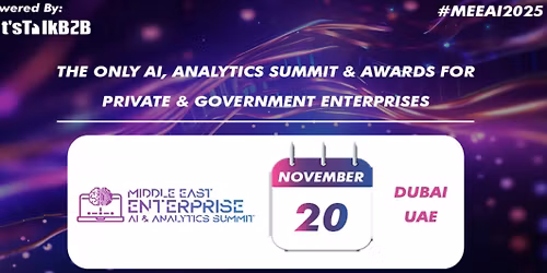 13th Middle East Enterprise AI & Analytics Summit 2025