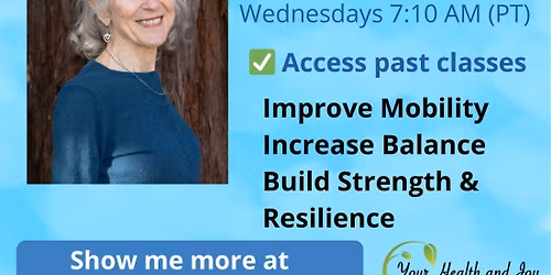 Yoga Reboot  LIVE Online - Flexibility, Mobility, Balance, Joy