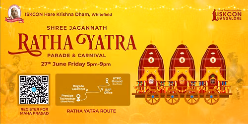 Whitefield Jagannath Ratha Yatra Parade and Carnival