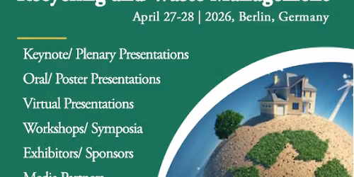 9th International Conference on Recycling and Waste Management