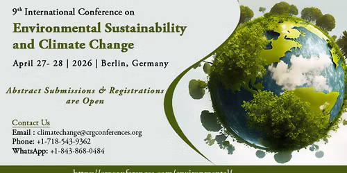 9th International Conference on Environmental Sustainability and Climate Change