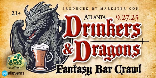 Drinkers & Dragons Fantasy Bar Crawl (Atlanta, GA)