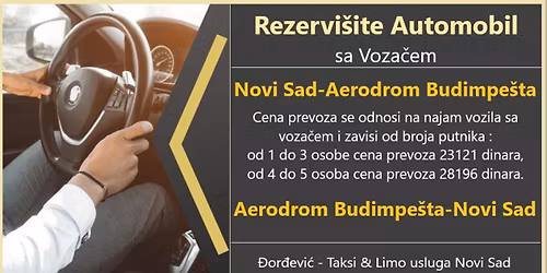 Aerodrom Budimpešta Novi Sad Rezervišite Automobil sa Vozačem