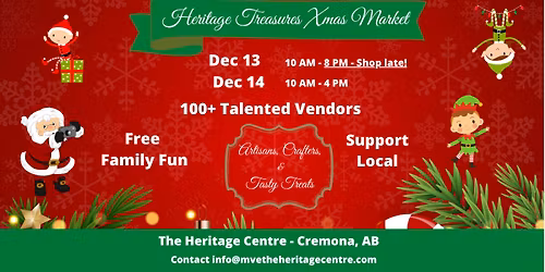 Alberta Craft Market - Heritage Treasures Xmas Market