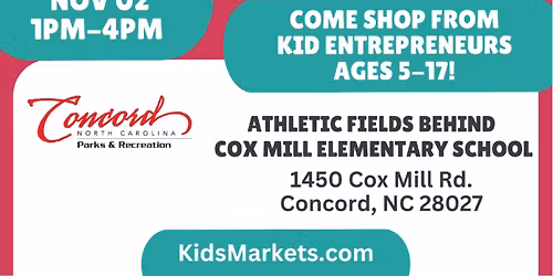 Kids Market at Concord's Autumn Family Market