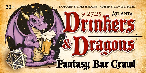 Drinkers & Dragons Fantasy Bar Crawl (Atlanta, GA)